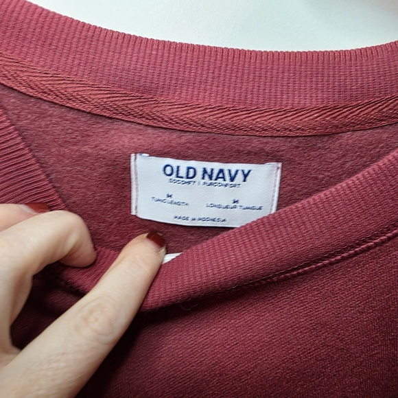 Set of 2 BNWT Womens Old Navy "So Comfy" Tunic Crew Neck Sweaters Size Medium - Picture 4 of 5